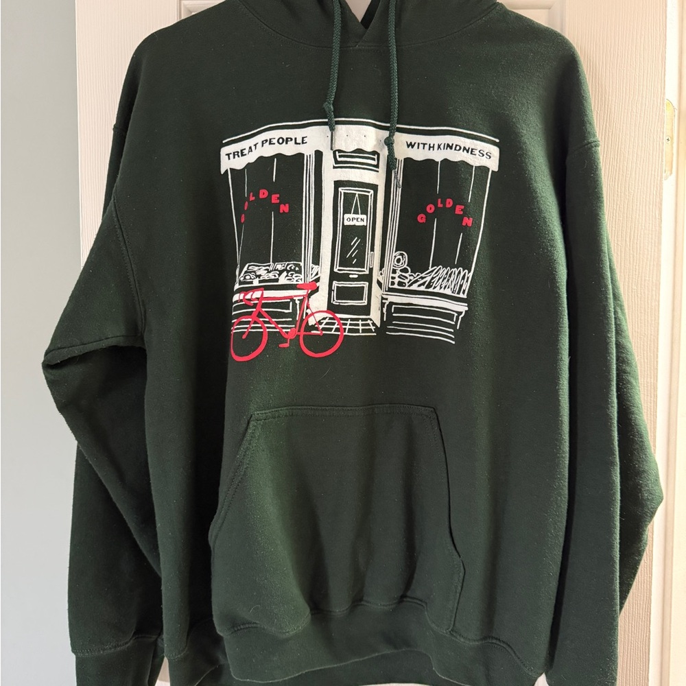 Harry Styles Golden Tour TPWK Green Hoodie